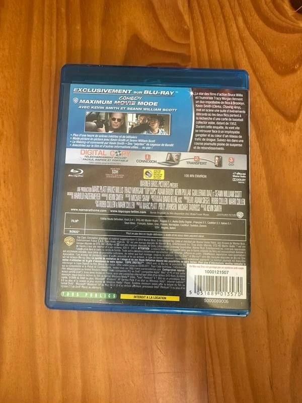 Blu-ray Top Cops con Bruce Willis – excelente estado – photo 4